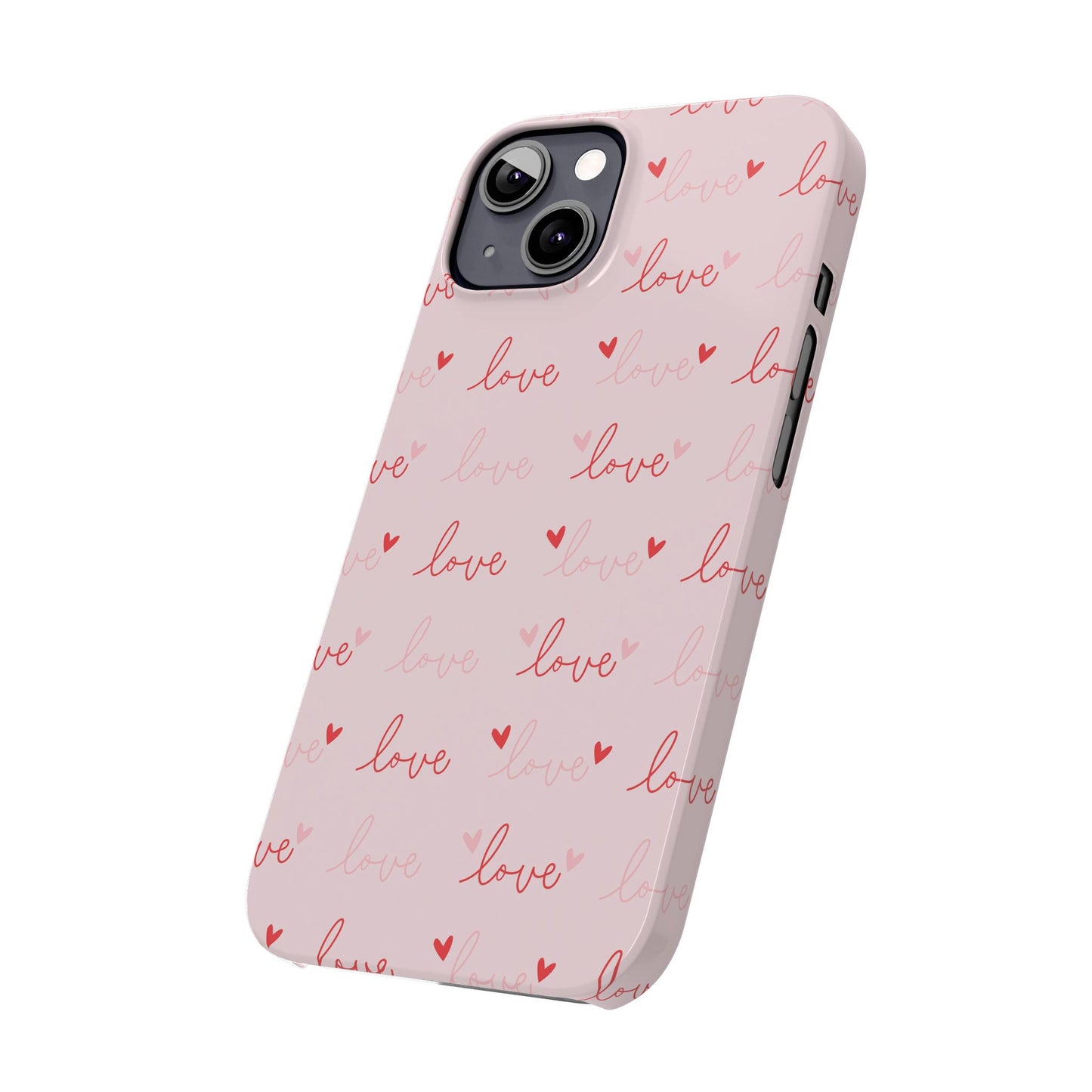 Love Silk Slim iPhone Case