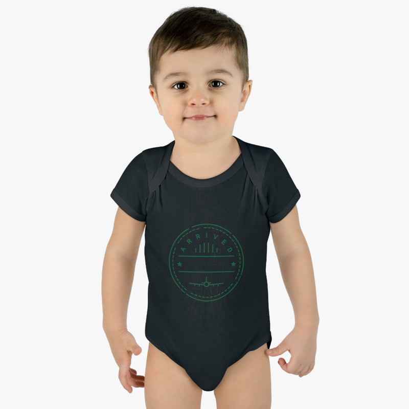 Arrived Stamp Baby Bodysuit