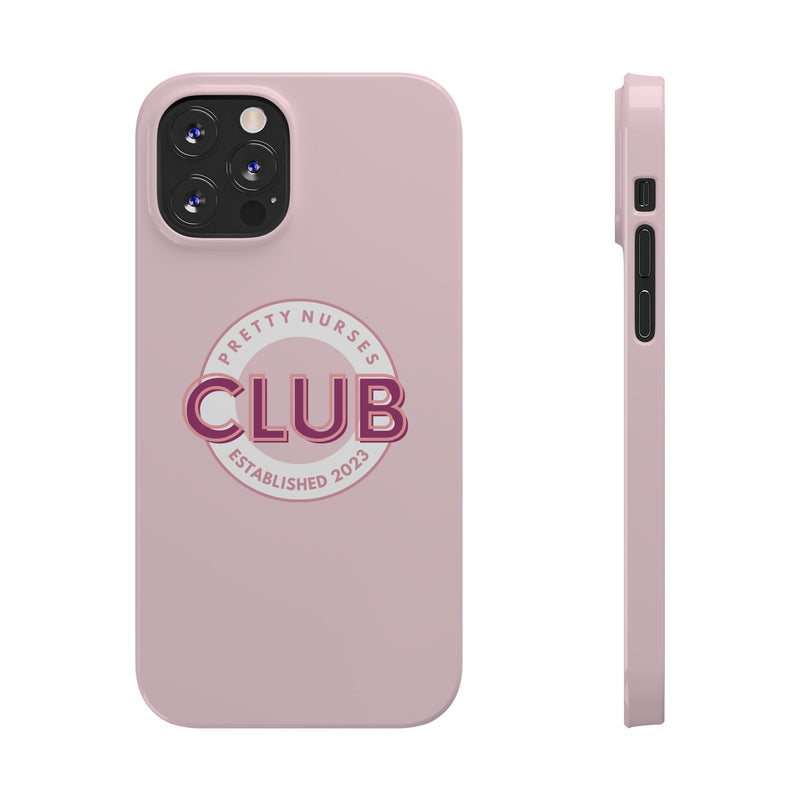 Pretty Nurse Club Est Slim iPhone Case