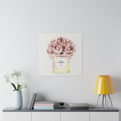 Luxury Fragrance Bouquet Matte Canvas, Stretched
