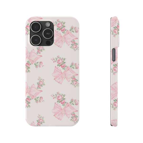 Rosa Beaux Pink Slim iPhone Case