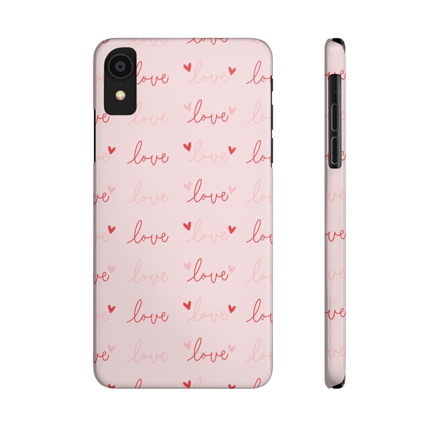 Love Silk Slim iPhone Case