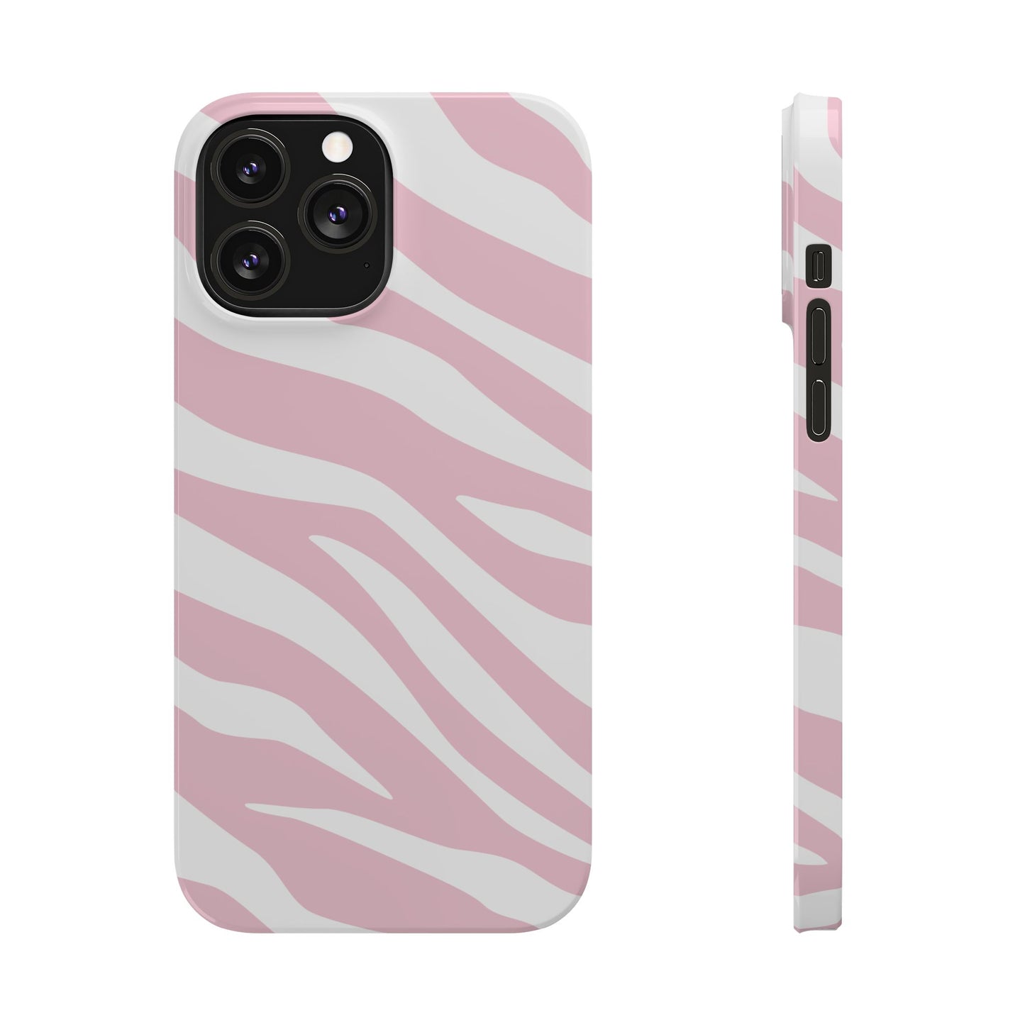 Pink Zebra Slim iPhone Case