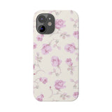 Lavender Rose Slim iPhone Case