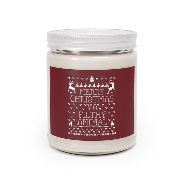 Merry Christmas Ya Filthy Animal Scented Candles, 9oz