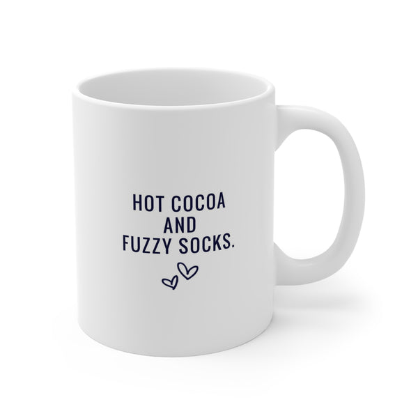 Hot Cocoa and Fuzzy Socks Mug 11oz