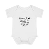 Worth Every Shot IVF Baby Bodysuit