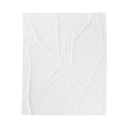 Autumn Checkered Floral Velveteen Plush Blanket