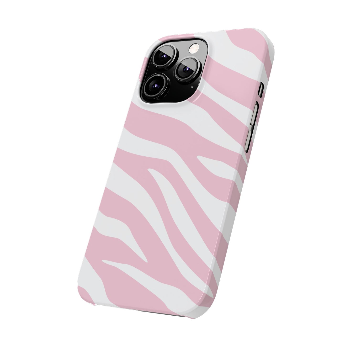 Pink Zebra Slim iPhone Case