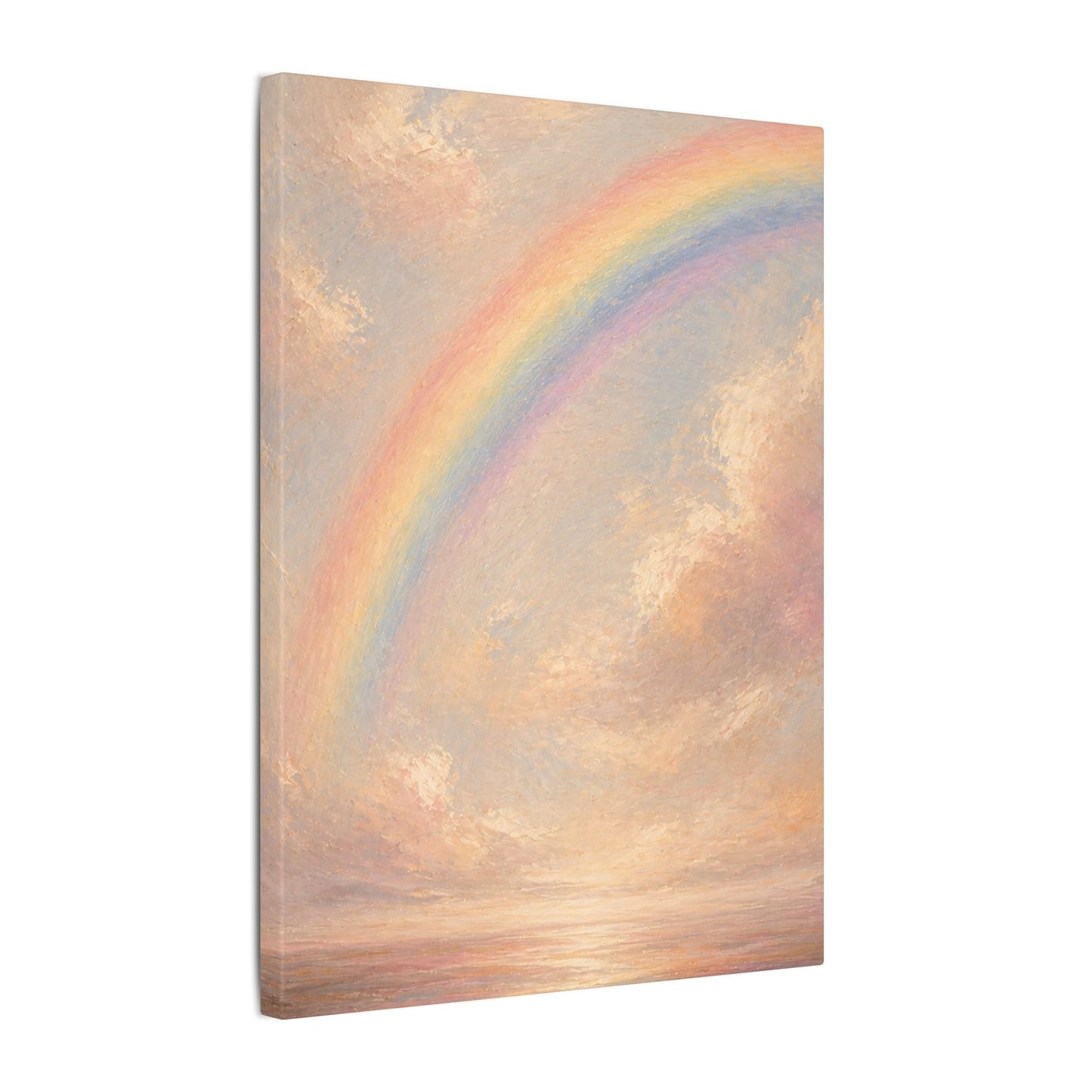 Rainbow Horizon Canvas Print — Matte Stretched Canvas