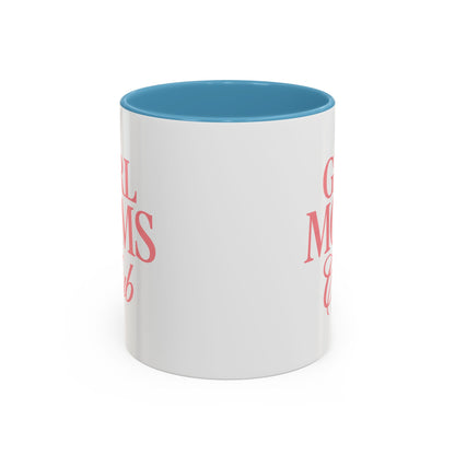 Girl Moms Club Accent Coffee Mug — 11/15oz