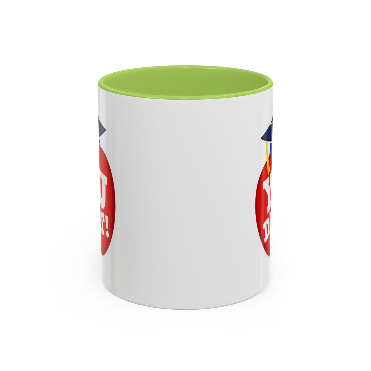 You Did It! Graduation Apple Accent Coffee Mug (11/15oz)