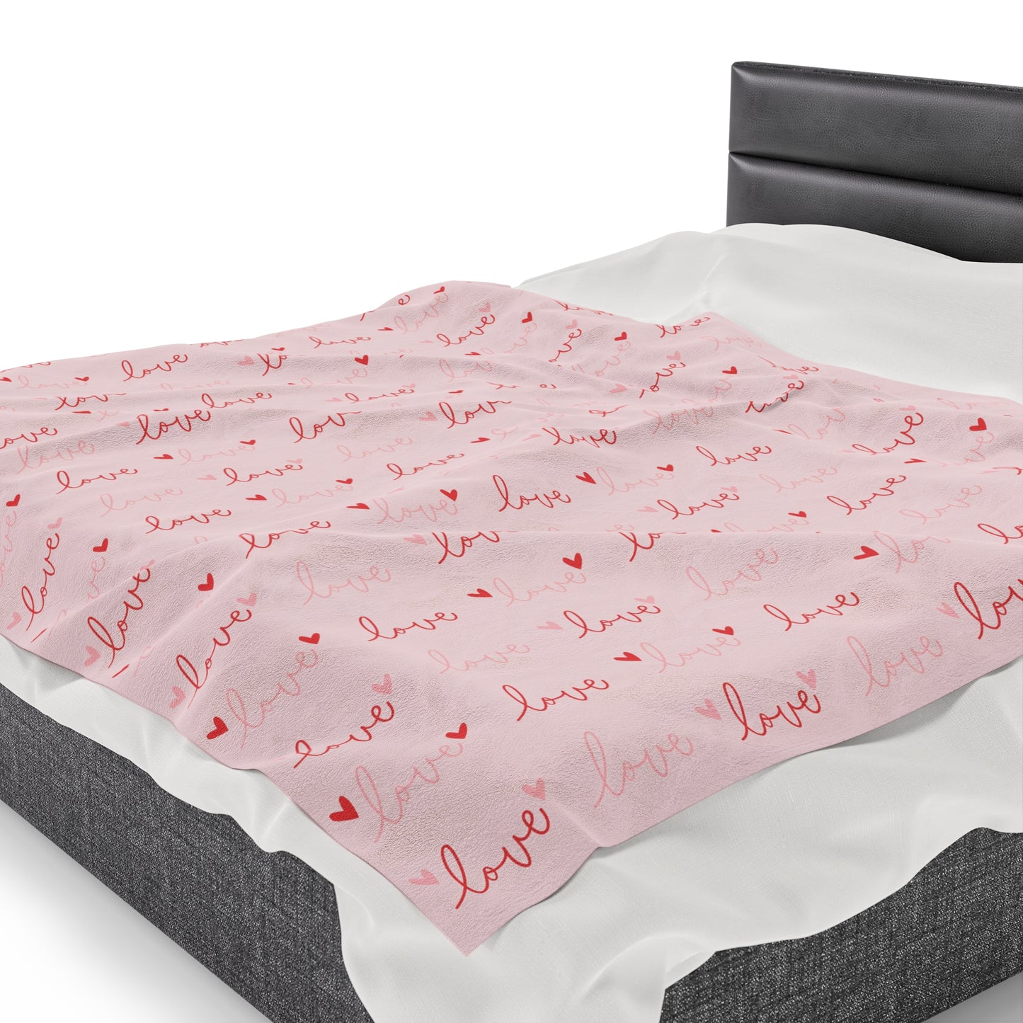 Love Silk Velveteen Plush Blanket