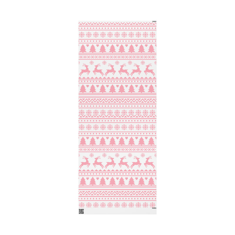 Pink Christmas Noel Wrapping Papers