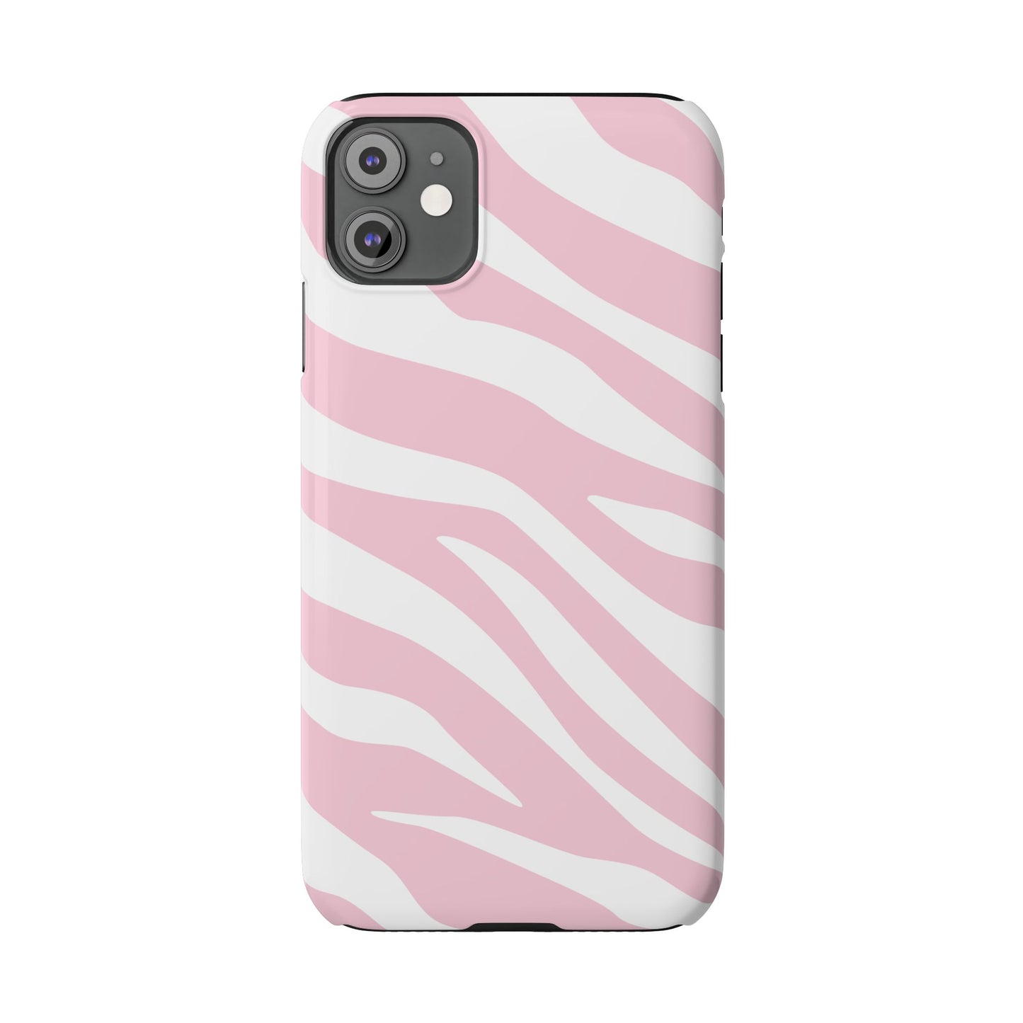 Pink Zebra Slim iPhone Case