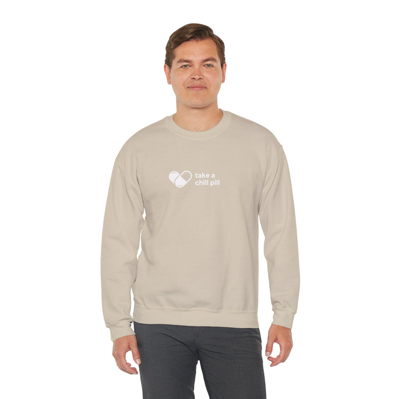 Take a Chill Pill Heavy Blend™ Crewneck Sweatshirt