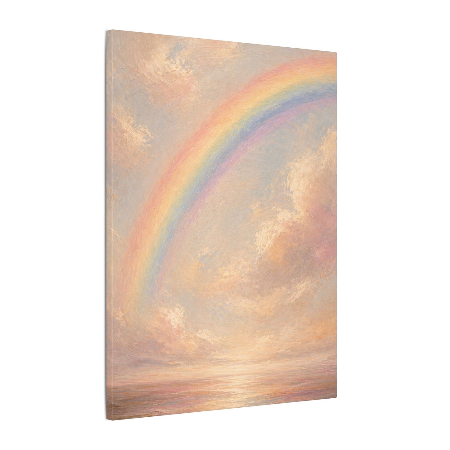 Rainbow Horizon Canvas Print — Matte Stretched Canvas