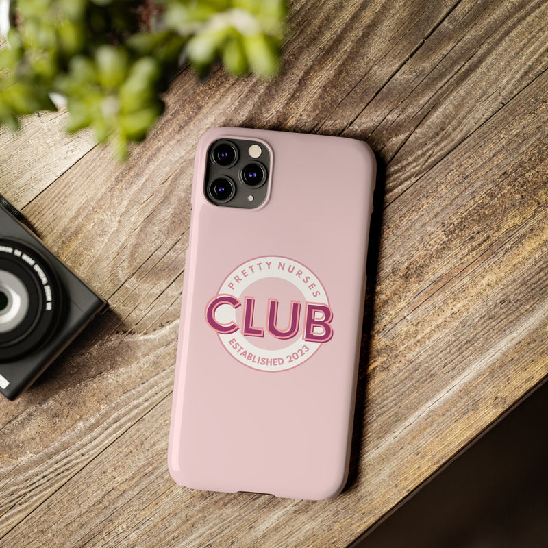 Pretty Nurse Club Est Slim iPhone Case