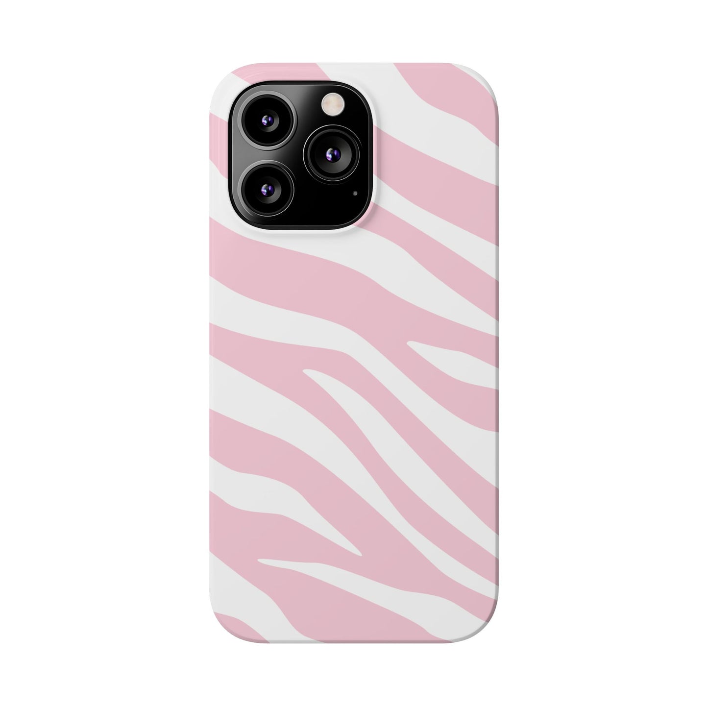Pink Zebra Slim iPhone Case