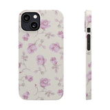 Lavender Rose Slim iPhone Case