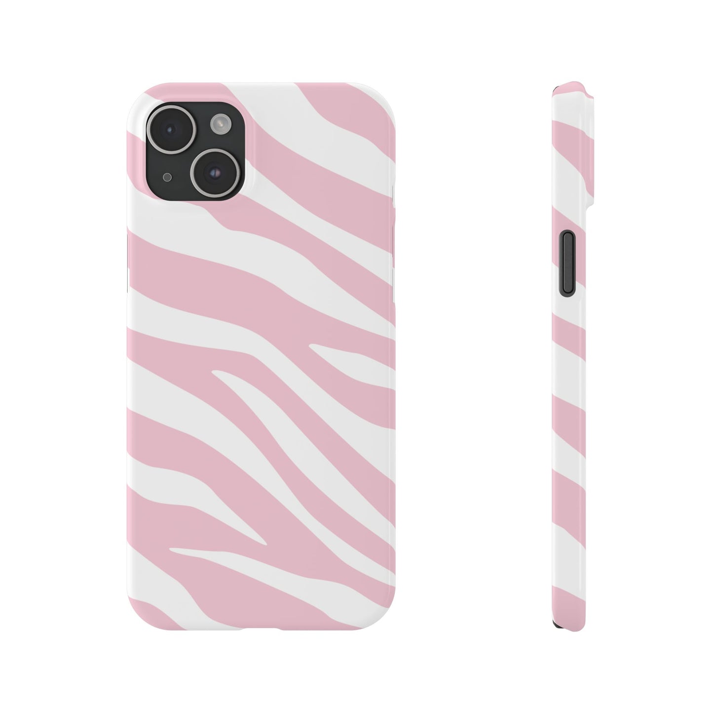 Pink Zebra Slim iPhone Case