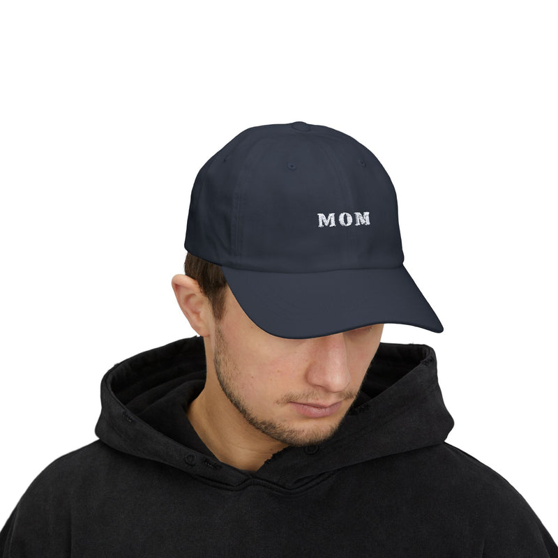 Embroidered Mom Classic Dad Cap