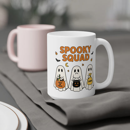 Spooky Squad Trick or Treat Ceramic Mug (11oz, 15oz, 20oz)
