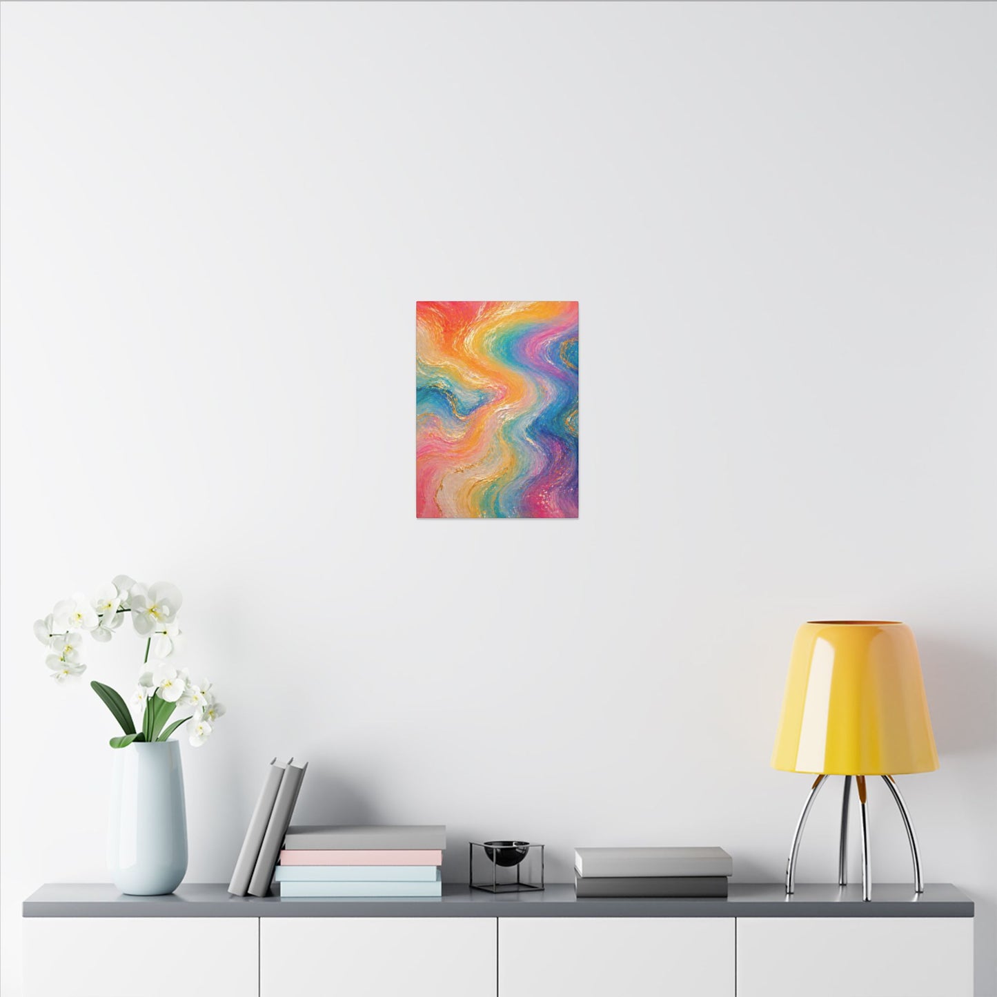 Rainbow Wave — Matte Canvas Wall Art
