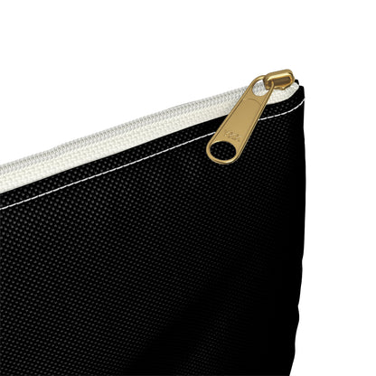 Face Card Never Declines Black Accessory Pouch