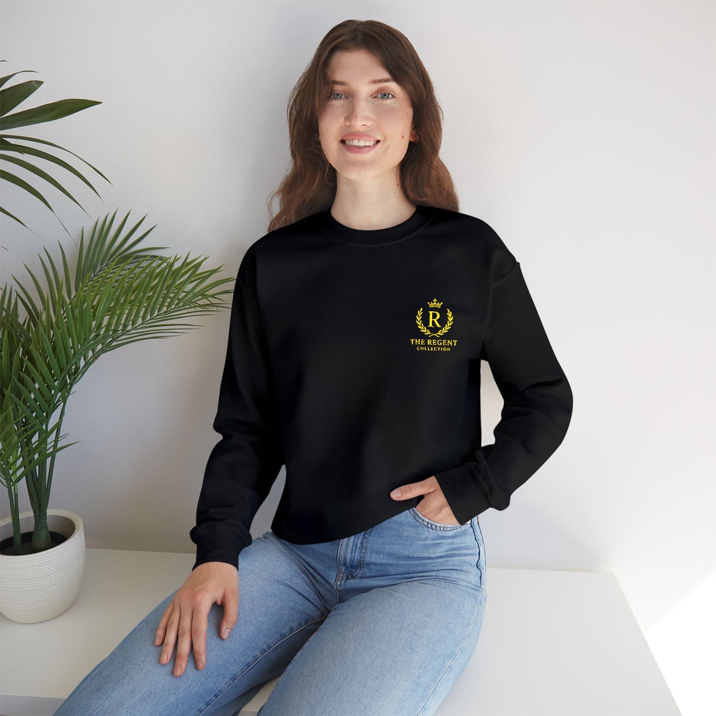 The Regent Collection Embroidered Crewneck Sweatshirt
