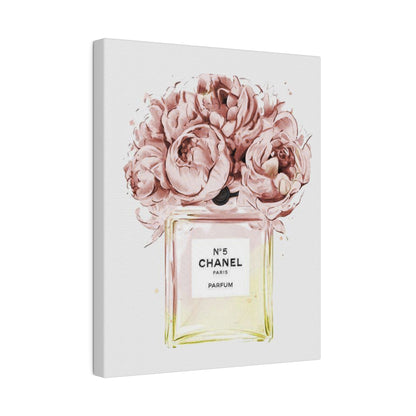 Luxury Fragrance Bouquet Matte Canvas, Stretched