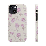 Lavender Rose Slim iPhone Case