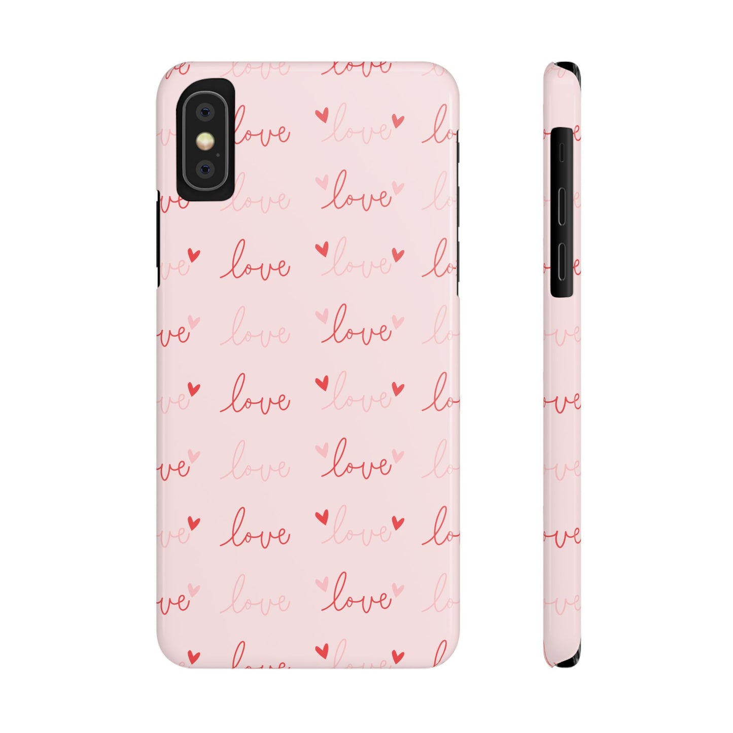 Love Silk Slim iPhone Case