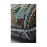 Money Band Matte Canvas, Stretched