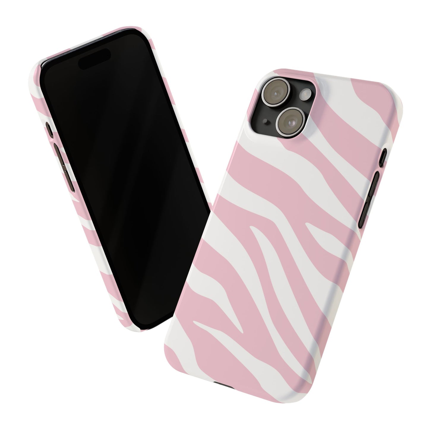 Pink Zebra Slim iPhone Case