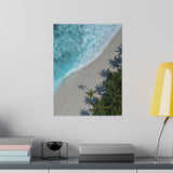 Paradise Cove Matte Canvas, Stretched