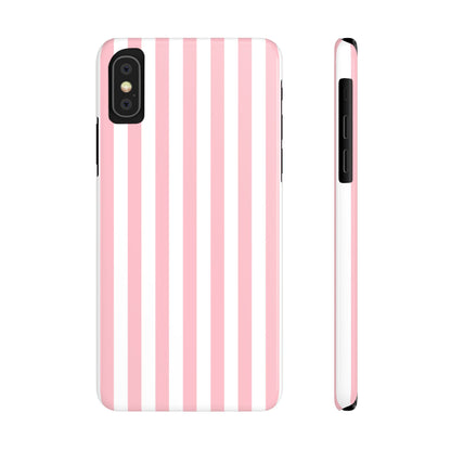 Pink Striped Summer Slim iPhone Case