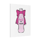 Pink Coke Coquette Matte Canvas, Stretched