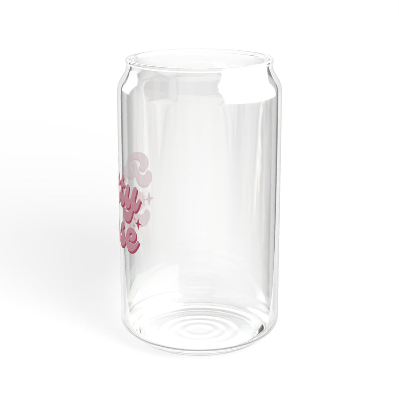 Pretty Nurse Sparkle Sipper Glass