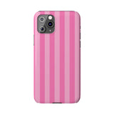 Pink Striped Slim iPhone Case