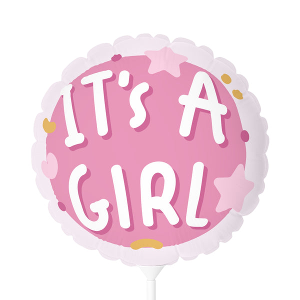 It's a Girl Star Gender Reveal 11" Balloon