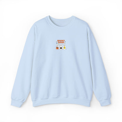 Spooky Squad Trick or Treat Embroidered Crewneck Sweatshirt