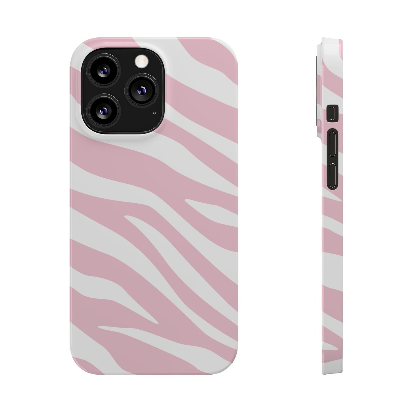 Pink Zebra Slim iPhone Case