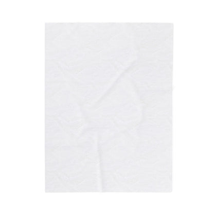 Autumn Checkered Floral Velveteen Plush Blanket