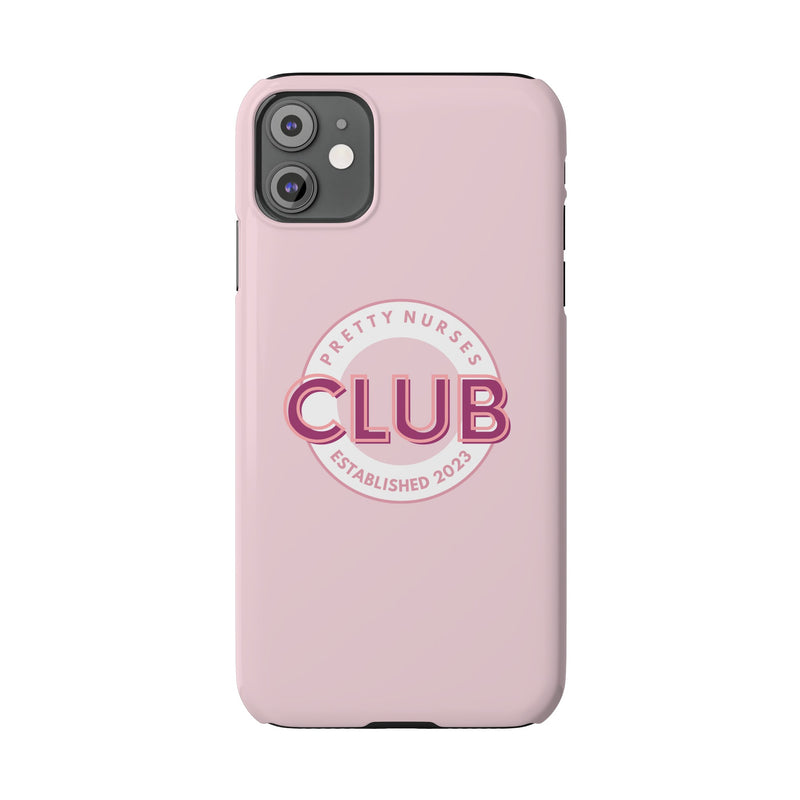 Pretty Nurse Club Est Slim iPhone Case