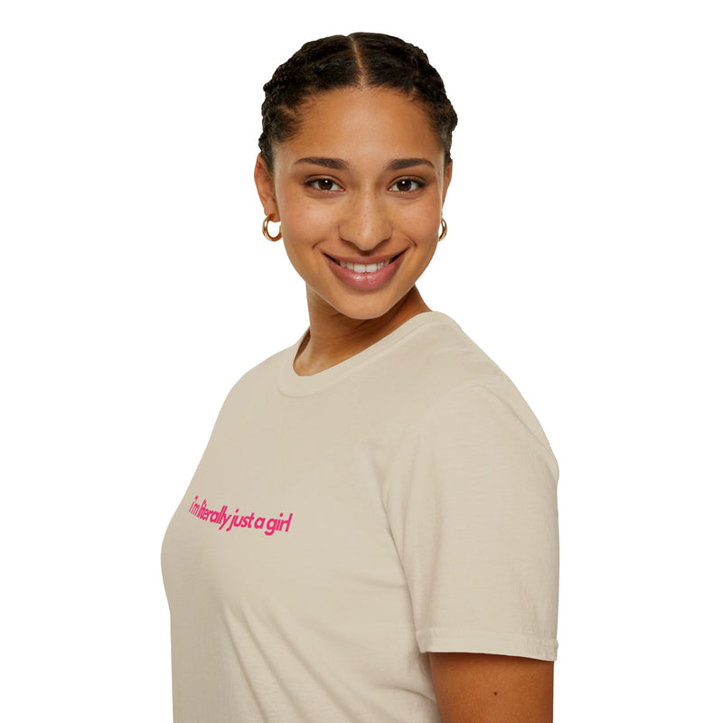 Literally Just a Girl Softstyle T-Shirt