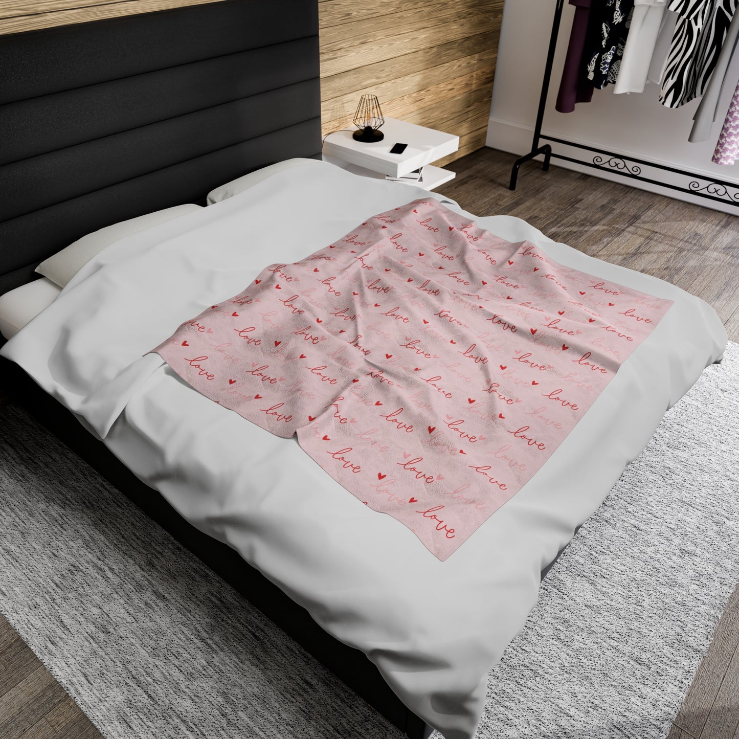 Love Silk Velveteen Plush Blanket
