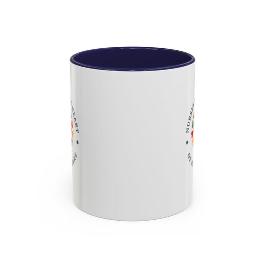 Nurses Heart of Healthcare Accent Coffee Mug