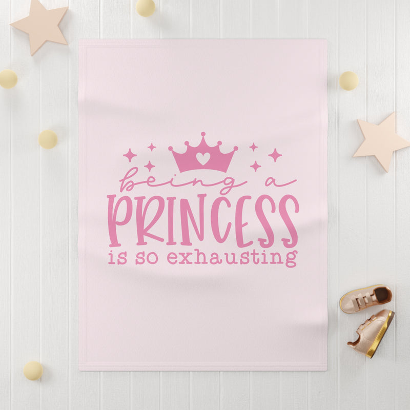 Being a Princess Soft Fleece Baby Blanket