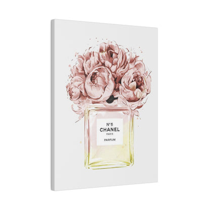 Luxury Fragrance Bouquet Matte Canvas, Stretched